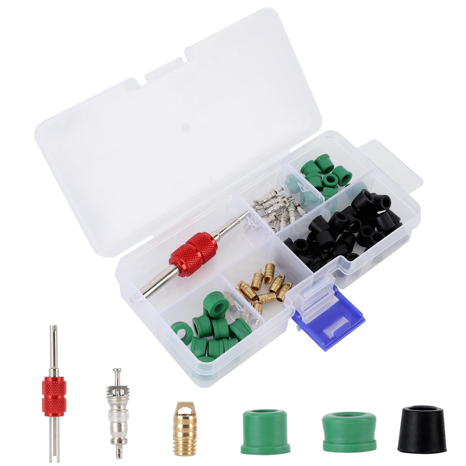 71pcs 汽车空调配件 维修套装 密封圈等配件盒装