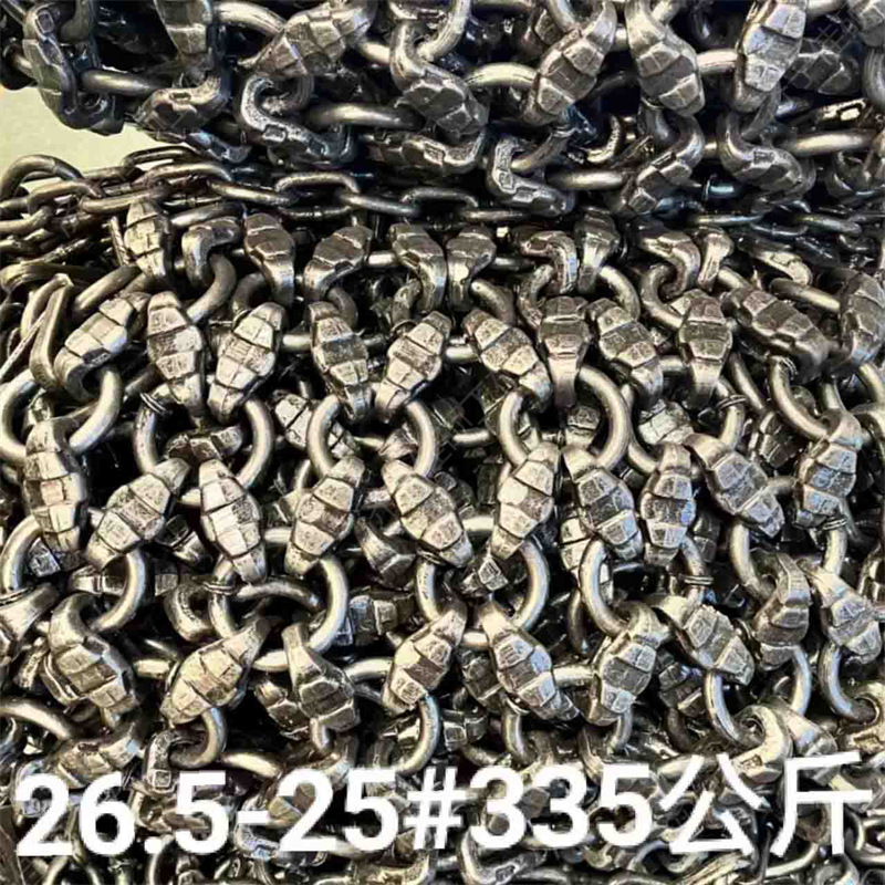 40Cr材质锻造 1000-20高耐磨轮胎保护链 使用寿命长 铲车保护链