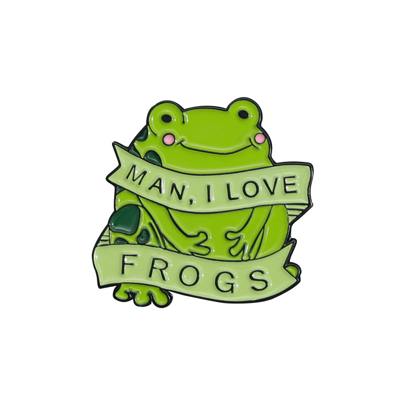 Daily Occasion Alloy Material IG Style Cool Style Pin Cartoon Character Letter Alloy Stoving Varnish Plating Unisex Brooches