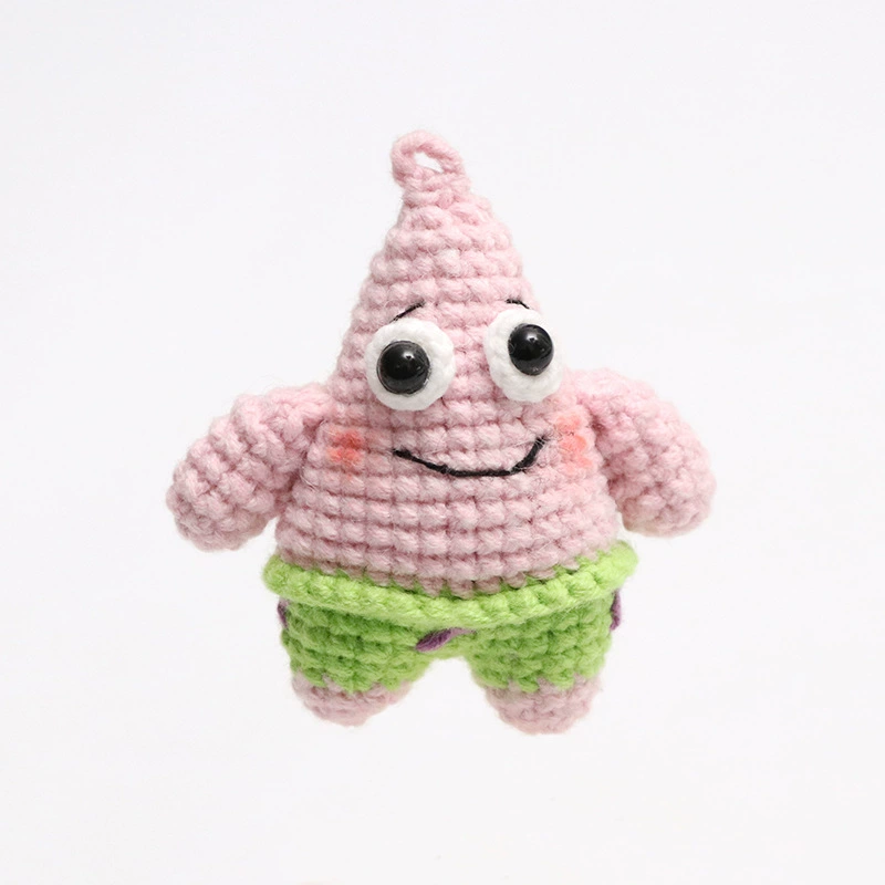 Knitted pendant handmade, keychain, accessory, bag, doll