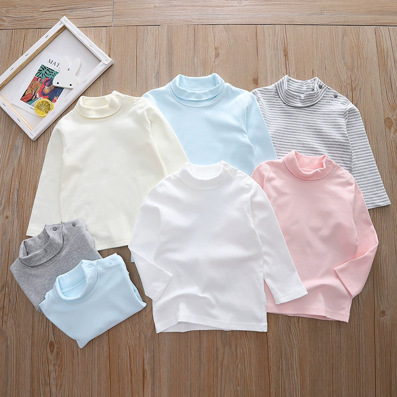 Распределение поколения волос шлифовальная водолазка с длинными рукавами рубашка утолщенная ветрозащитная теплая весна осень и зима детская база дома все матч