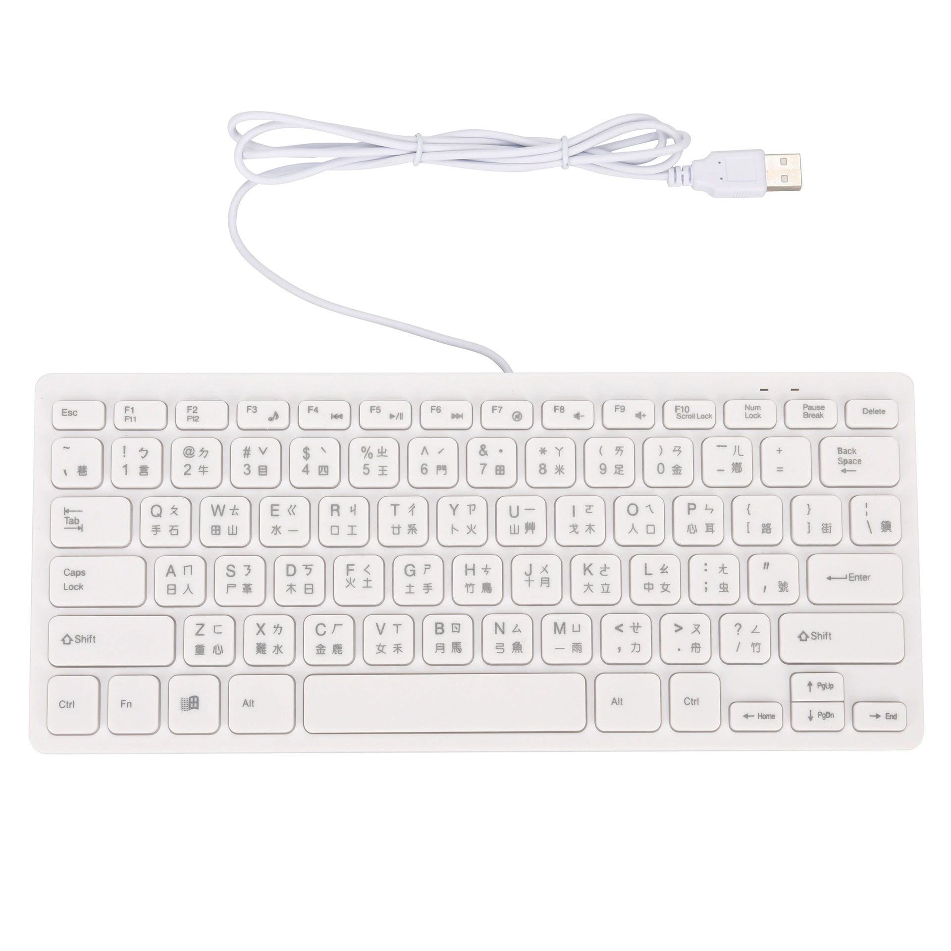 TT-A01 Проводная мини клавиатура USB интерфейс настольный компьютер бесшумный игровой офис 78 клавиш традиционная