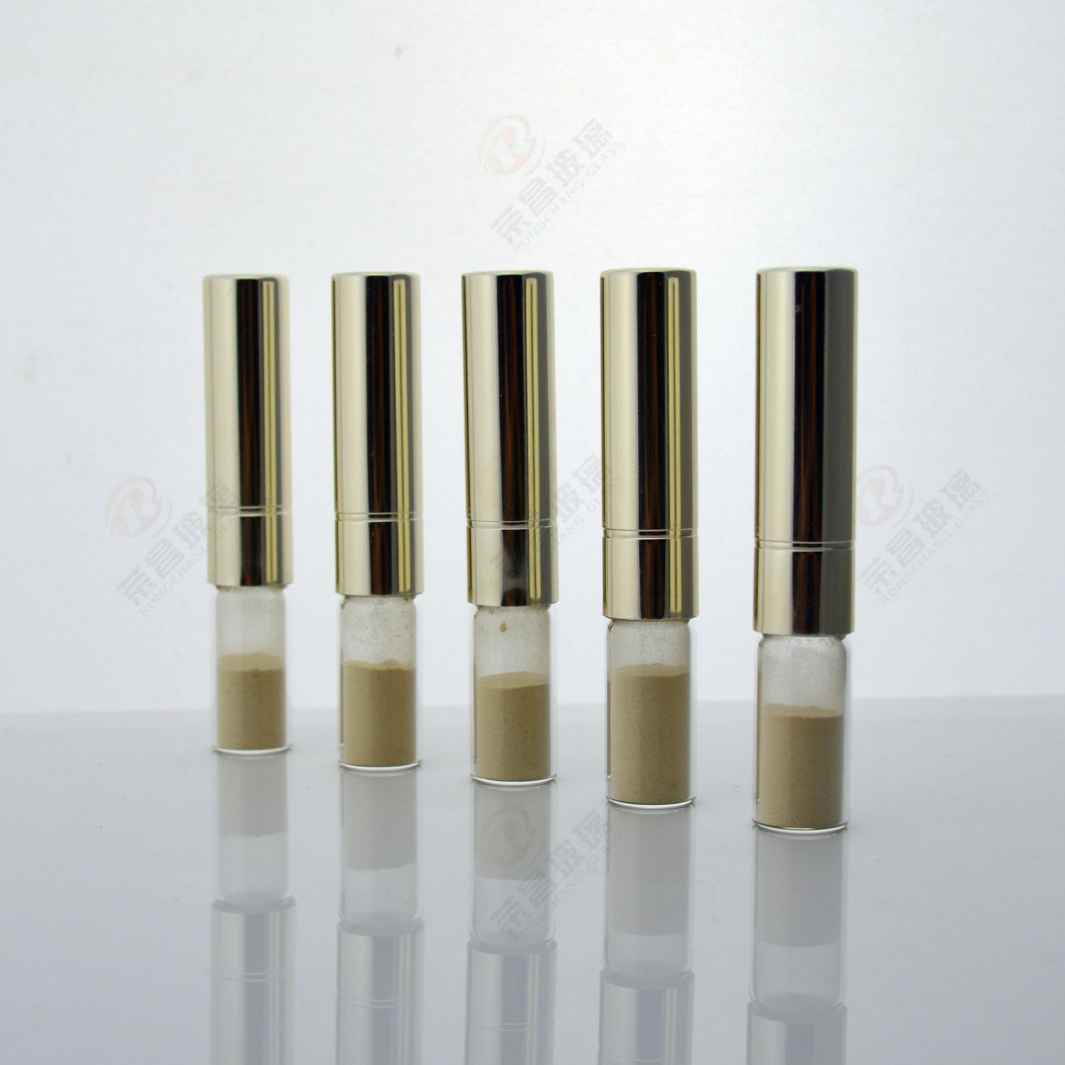 0.25克极草如意棒包装瓶冬虫夏草纯粉玻璃瓶0.5g人参超微粉瓶