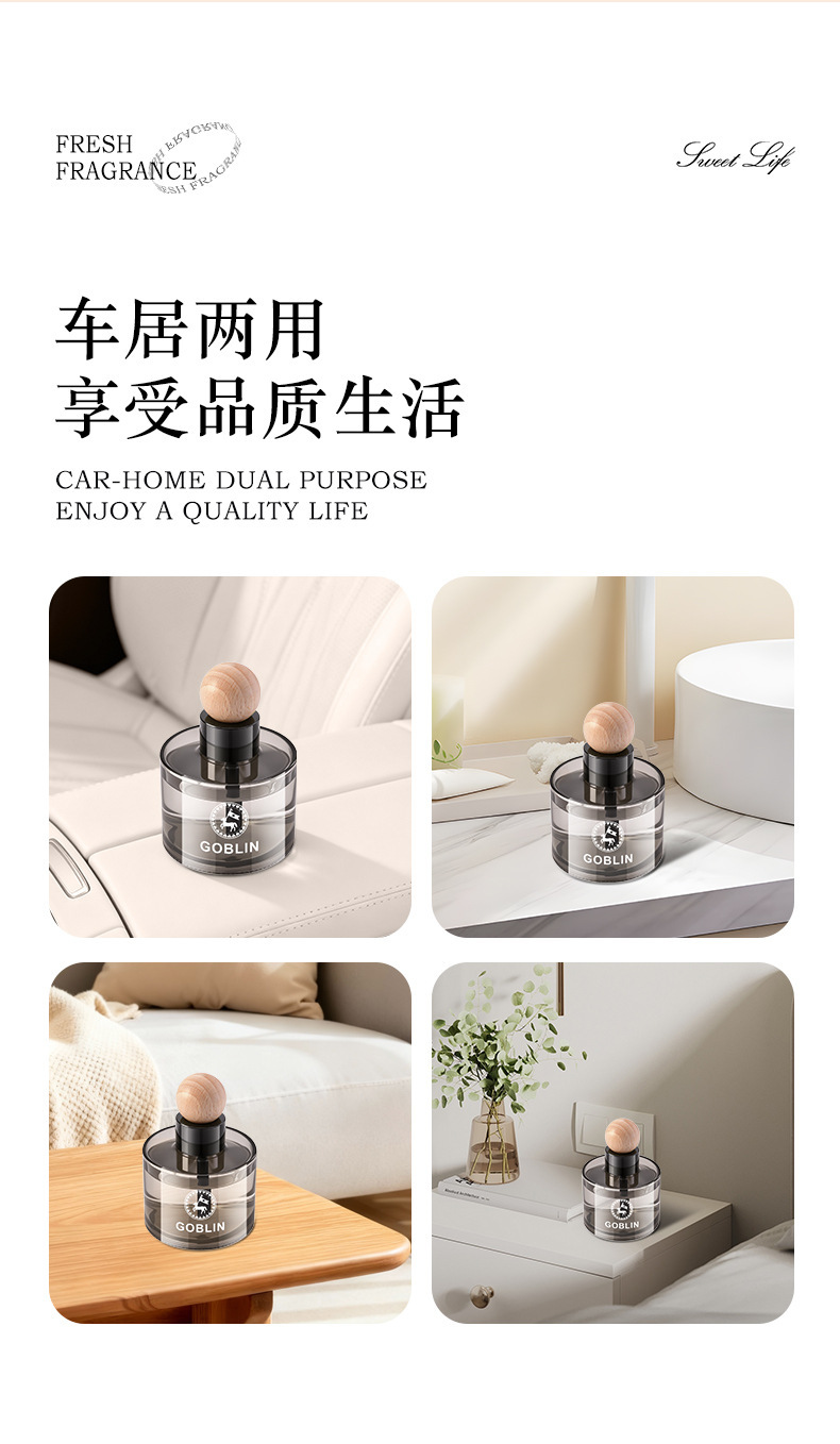 Cross-border e-commerce, new car air freshener, long-lasting car fragrance, eliminates odors in the car and bathroom, suitable for pets