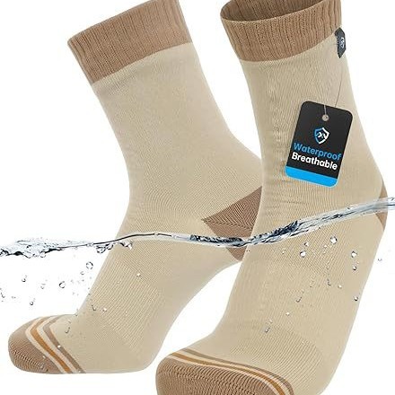 男女款防水袜透气长筒户外远足涉水露营冬季滑骑行雪保暖防水袜子