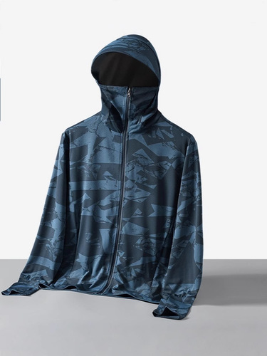 Handsome sunscreen clothes, summer thin coat, skin clothes, breathable, anti-ultraviolet fishing clothes, couples sunscreen clothes, men