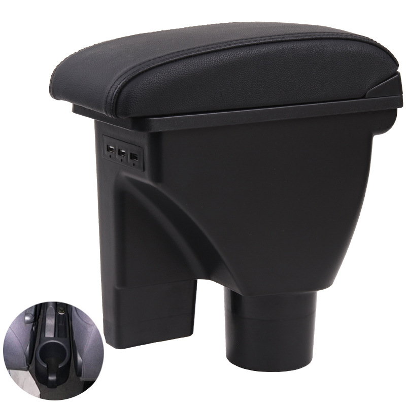 Hyundai – Armrest Box for Armrest box - super-fiber-leather-black-black-line