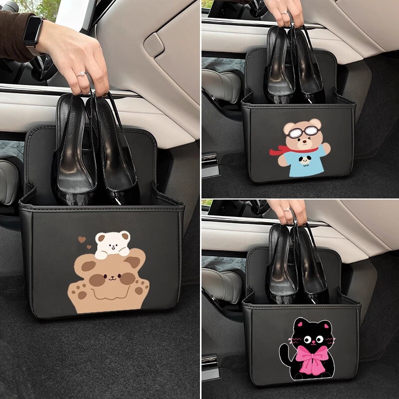 車の収納靴箱、助手席専用の靴収納品、トランク、多機能、折りたたみ式、実用的なグッズ|undefined