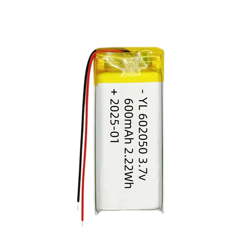 602050/600mAh 배터리(보호 보드 콘센트 포함)