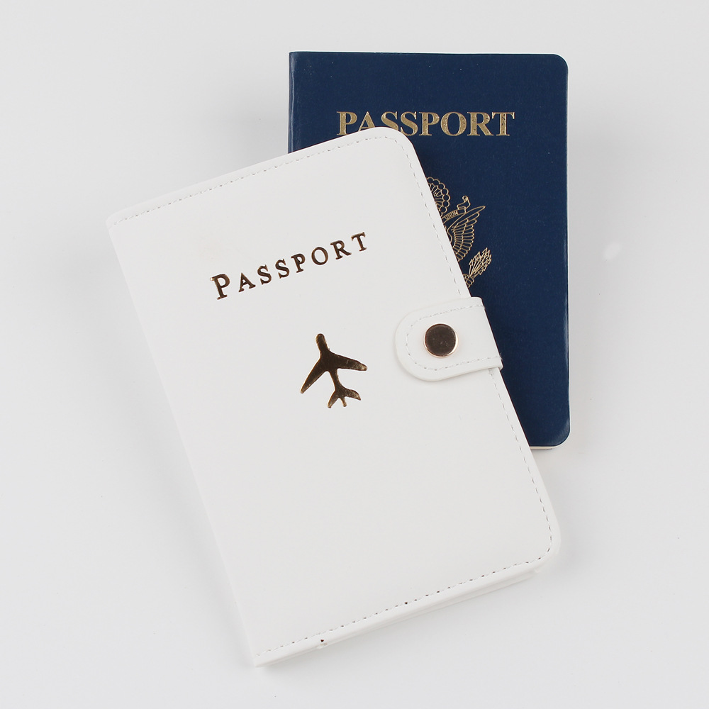 Transfronteriza nueva vacuna de cuero de PU esta cubierta protectora titular de pasaporte titular de la tarjeta bancaria certificado de almacenamiento organizador fabricante de bolsas en stock