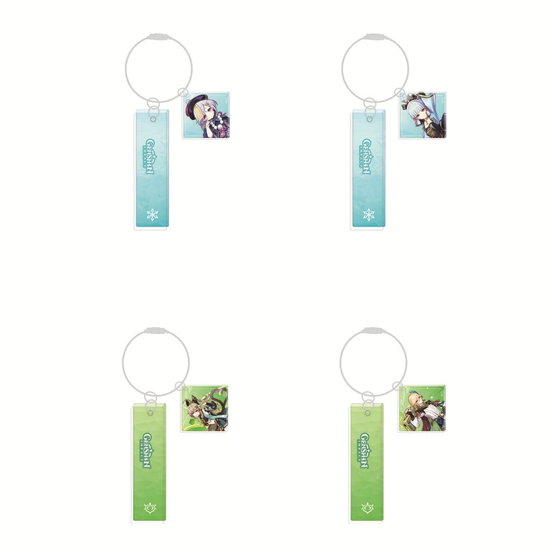 Genshin Impact, acrylic keychain, pendant