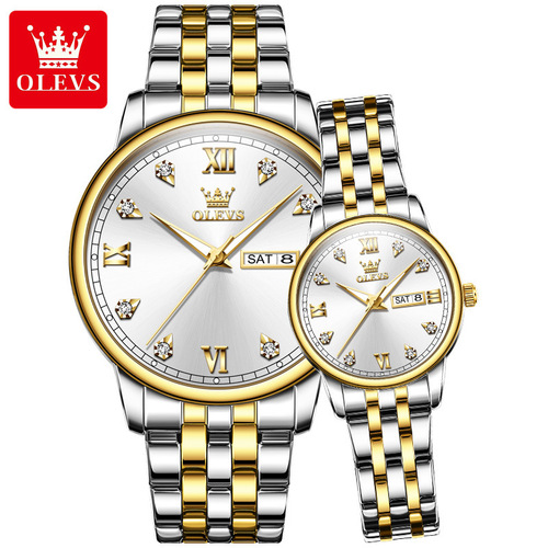 Dropshipping Oris new couple watches for men and women, fashion trend brand quartz men's and women's watches