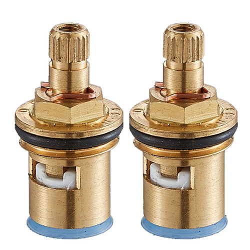 Universal faucet valve core all-copper 4-minute quick-open faucet core triangle valve single hot and cold water ceramic accessories
