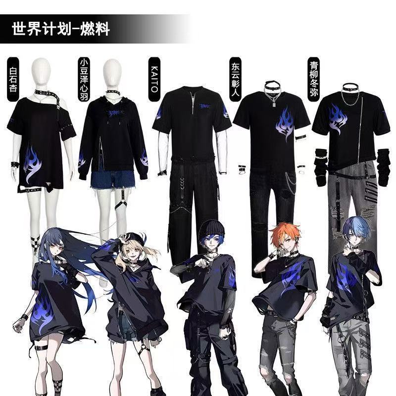 ワールドプロジェクトカラーステージコスプレ衣装小豆沢心羽燃料 COS 服アニメコスプレ服|undefined