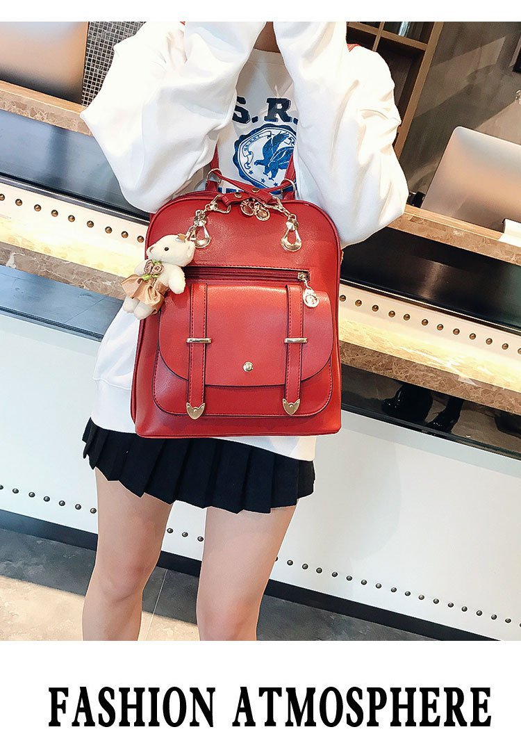 New style backpacks for women, fresh and cute student fashion and casual Korean-style women's bags, cross-border one-piece shipping worldwide undefined