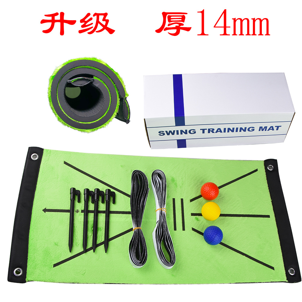 Nuevo Golf golpear pad swing corrección golpear pad pista pad golpear pad actualización engrosada no roto