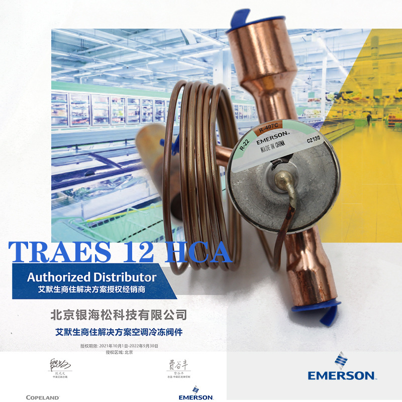 艾默生热力膨胀阀TRAES 12 HCA|艾默生TRAES系列12冷吨热力膨胀阀