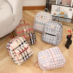 輕便大容量雙肩包個性條紋印花背包可單肩斜挎小書包一件代發女包