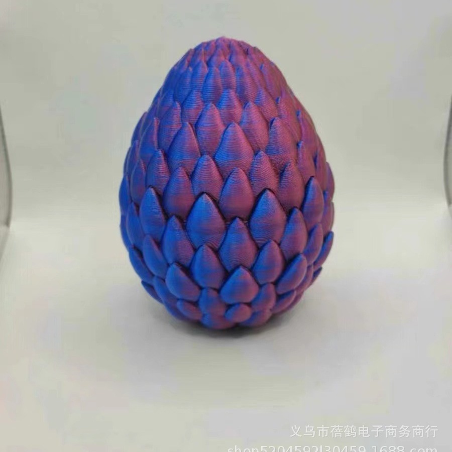 Tanque de peces paisaje decoración 3D impresión conjunta dragón chino decoración creativa conjunto dragón huevo Halloween Navidad