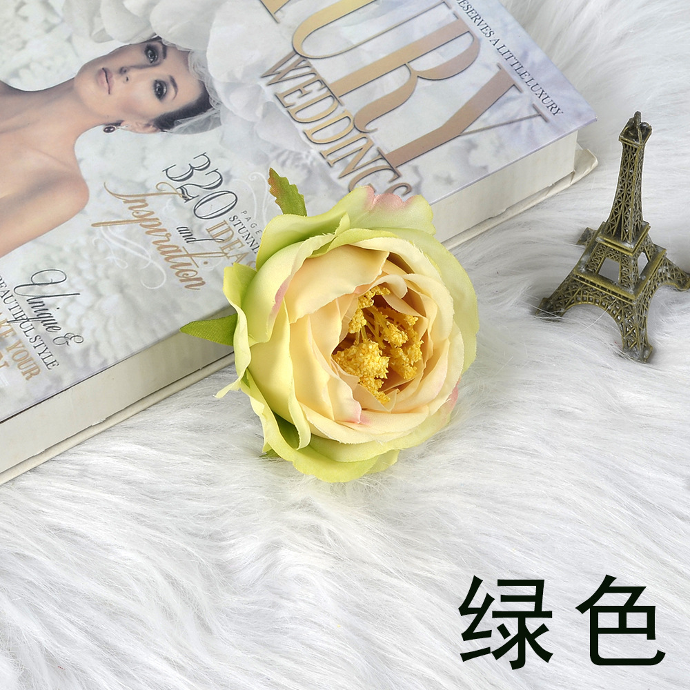 7호 하트 모란 머리 그린