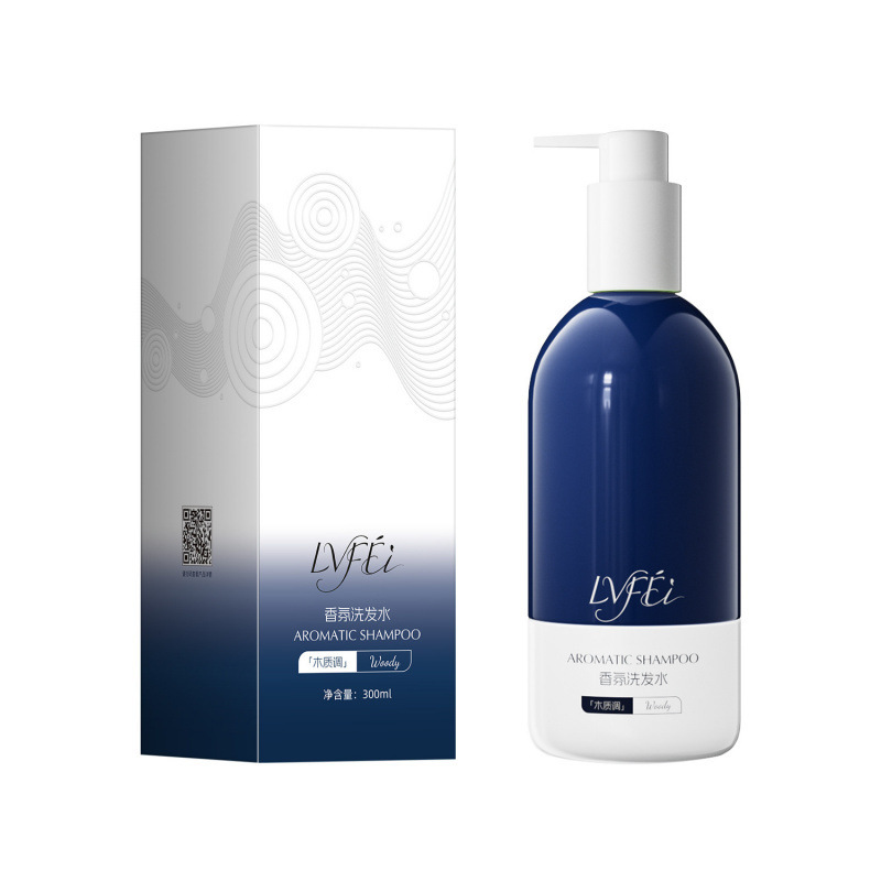 LVFEI champú aromático cítrico lignoso regulador de aceite floc antiprurito anti-caspa humectante champú fabricante de larga duración