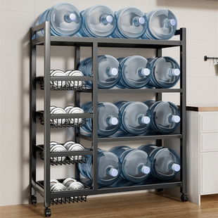 Kitchen Storage Rack Floor Multi-layer Vegetable Basket Storage Rack Household Multi-functional Snack Storage Rack Sundries Wall