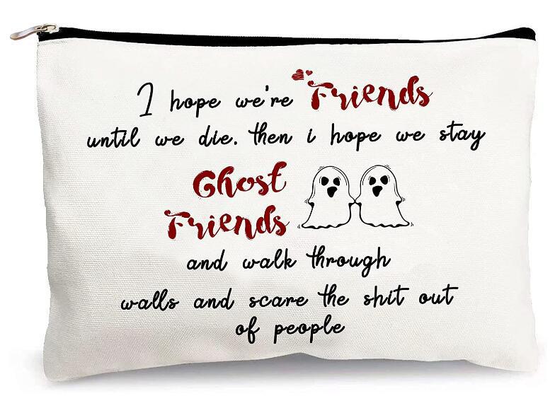 Amazon deseo popular cremallera lápiz caso logo poliéster algodón sublimación bolso cosmético de la moneda del bolso de las mujeres