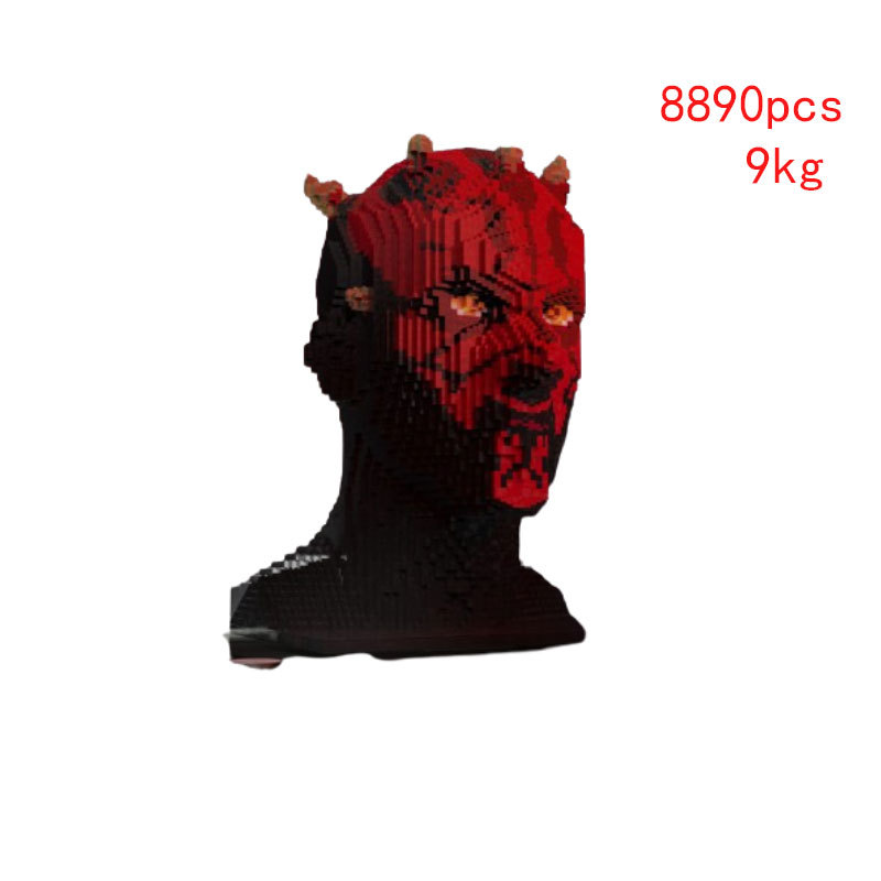 Grenzüberschreitender Verkaufsschlager, sofort lieferbar: MOC-107217 Kleinteil-Bausteinspielzeug, Moll-Halbfigur-Modell_voghion.com