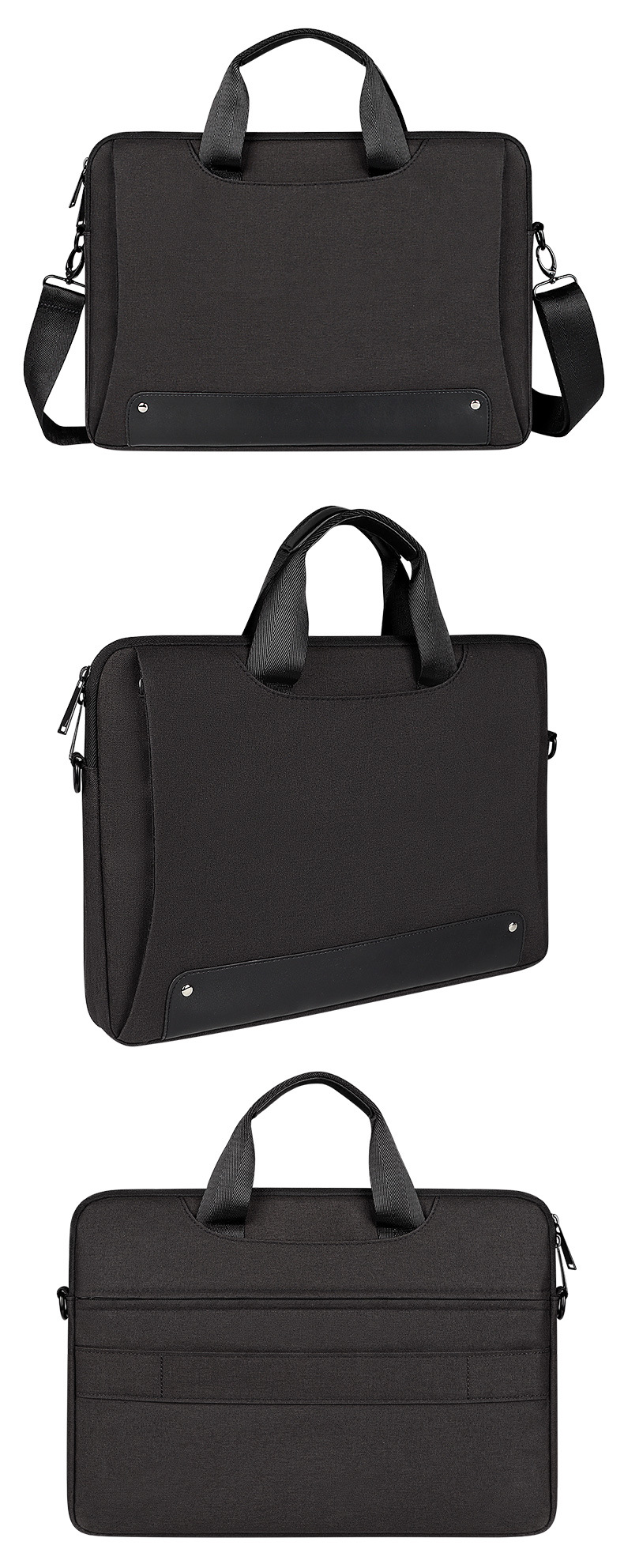 Wholesale single-shoulder portable laptop bags, waterproof briefcases, 131,415.6 inches, both men and women can print logos undefined