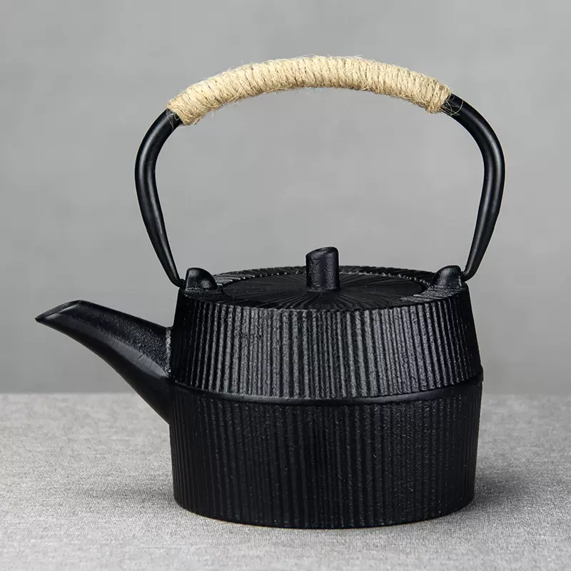 铁茶壶家用日式手工煮水壶功夫茶具电陶炉小容量茶壶套装软装摆件