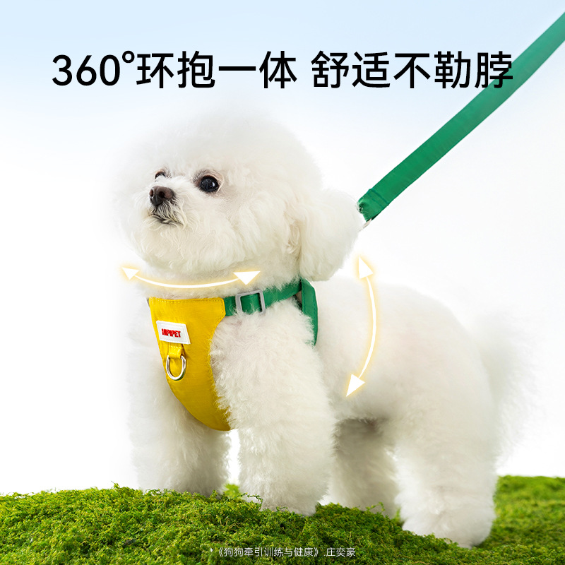 Los perros salen con costuras coloridas, correas para el pecho tipo chaleco, perros pequeños y medianos, correas de tracción para mascotas, cuerdas para pasear perros