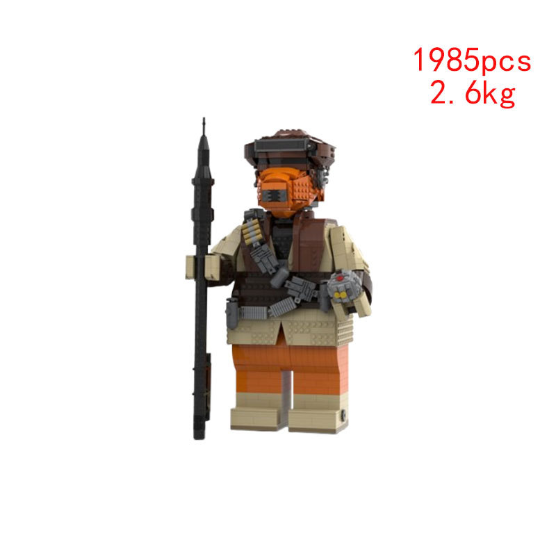 Grensoverschrijdende bestseller, direct leverbaar: MOC-93592 Bouwblokjesspeelgoed met kleine onderdelen, creatief figuurtje, educatief model_voghion.com