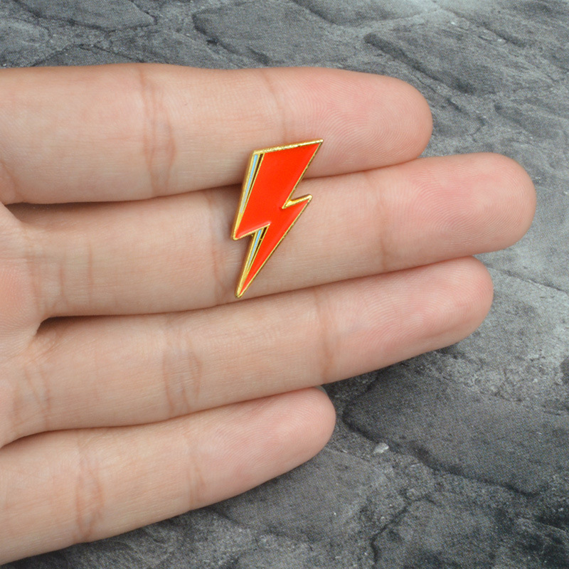 Fashion Pin Lightning Alloy Plating Unisex Brooches display picture 1