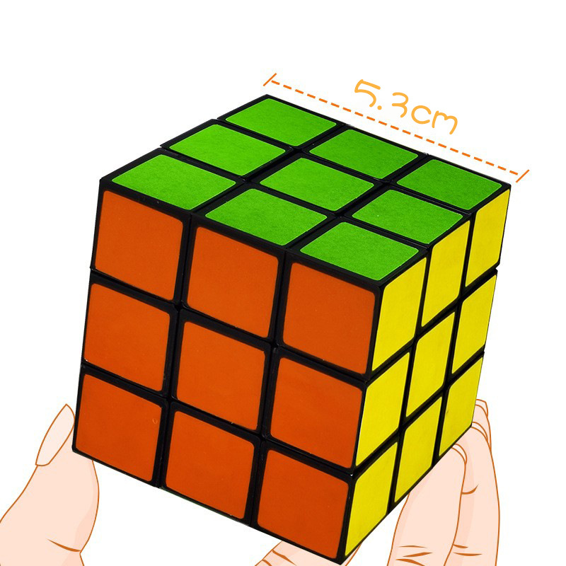 Juguetes creativos para niños 5.3cm juguetes de plástico de tercer nivel pegatinas comunes cubo Rubik regalos de ciencia y educación para estudiantes primarios