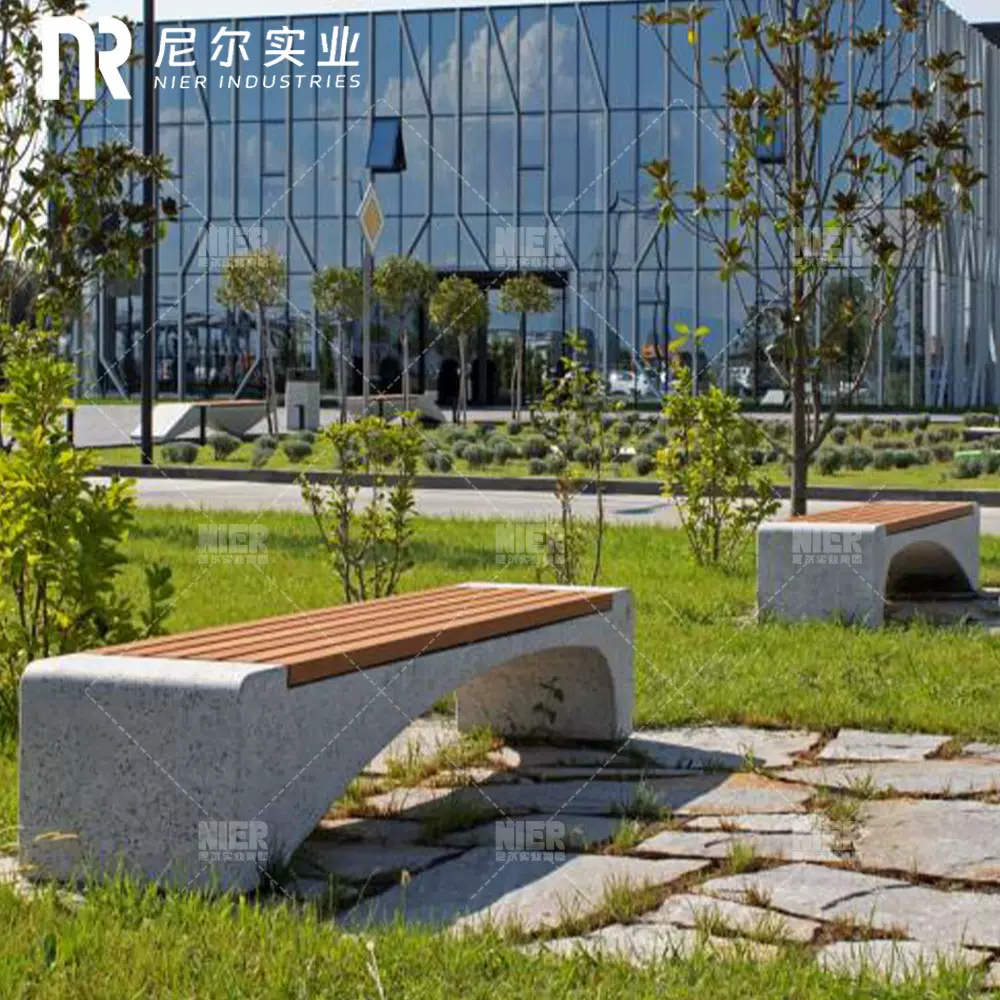 混凝土坐凳防腐大理石户外休闲石凳石头椅子长椅座椅排椅公园园林