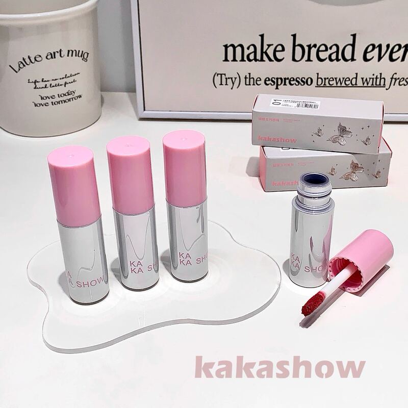 kakashow蝴蝶系列唇釉柔雾哑光口红防水不易沾杯韩系元气唇彩唇泥|undefined