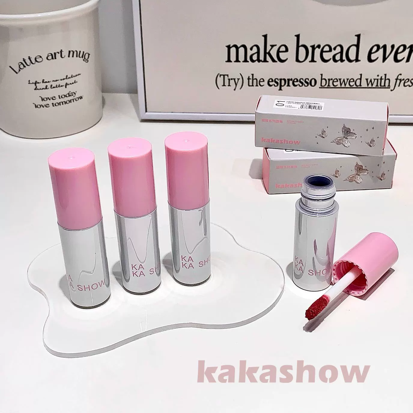Помада-глянец с эффектом бабочки Kakashow, мягкая матовая помада без водостойкости и не прилипает к стакану, корейская жизненная сила, блеск для губ из глины