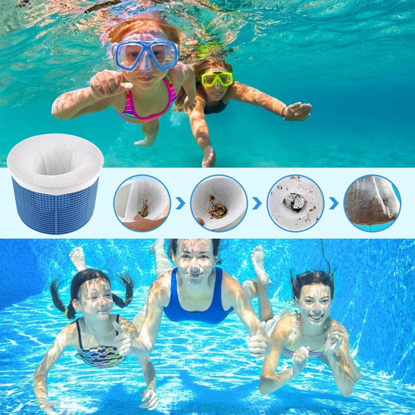 Pool Skimmer Socks Swimming Pool Trash Set Pool Cleaning Filter Bag…