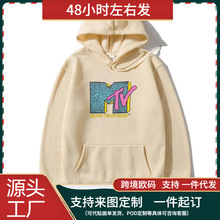 ���羳ŷ�롿Spring and Autumn Men's Hoodie Mtv Music TV Prin