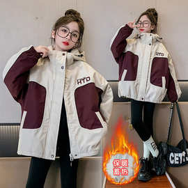 秒 加兔毛女童冲锋衣