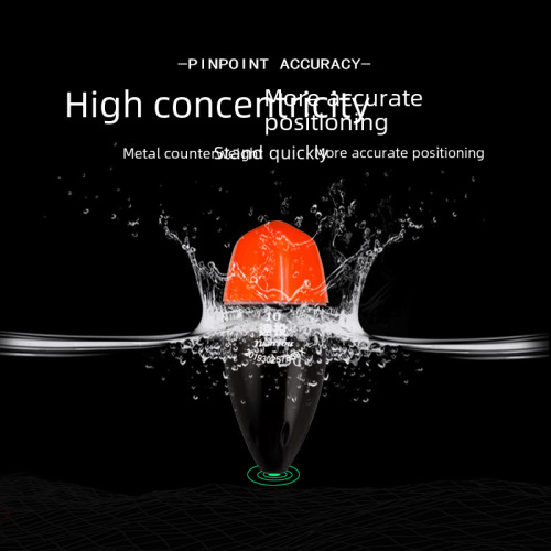 Apo Electronic Light-Up Float Long-Range Double Color Rock Fishing Float Waterproof Mid-Through Float ABS Anti-Shock Night Fishing Sea Fishing Float