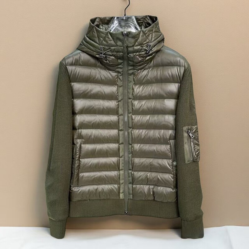 2025 Moncler Knitted Patchwork down Jacket 163 Lightweight Cardigan Style Padded Corduroy down Vest 2025 Moncler Knitted Patchwork down Jacket 163 Lightweight Cardigan Style Padded Corduroy down Vest