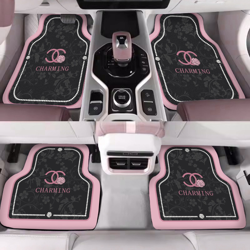 Light Luxury Diatomaceous Earth Car Floor Mats, Wear-Resistant, Dirt-Resistant, Non-Slip, Easy to Maintain, Single Piece or Full Set Car Foot Mats
