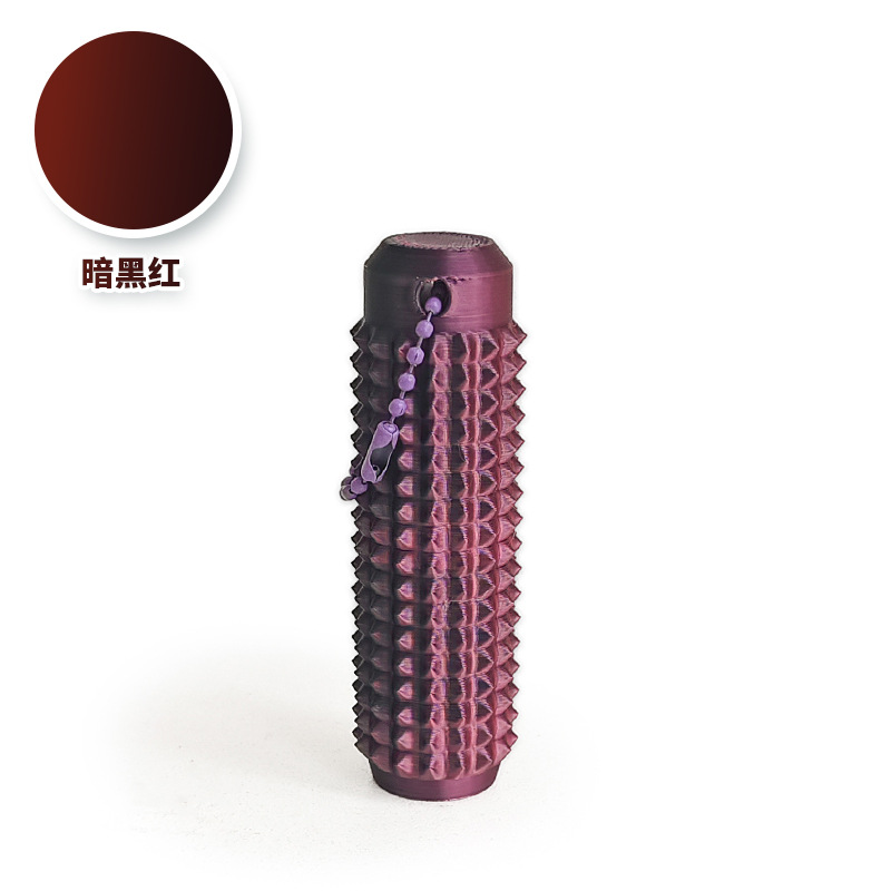 원통형 짙은 빨간색