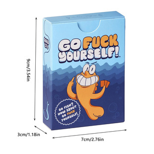 Go Fuck Yourself! - Adult Fishing Game by You Always Wanted, Funny Card