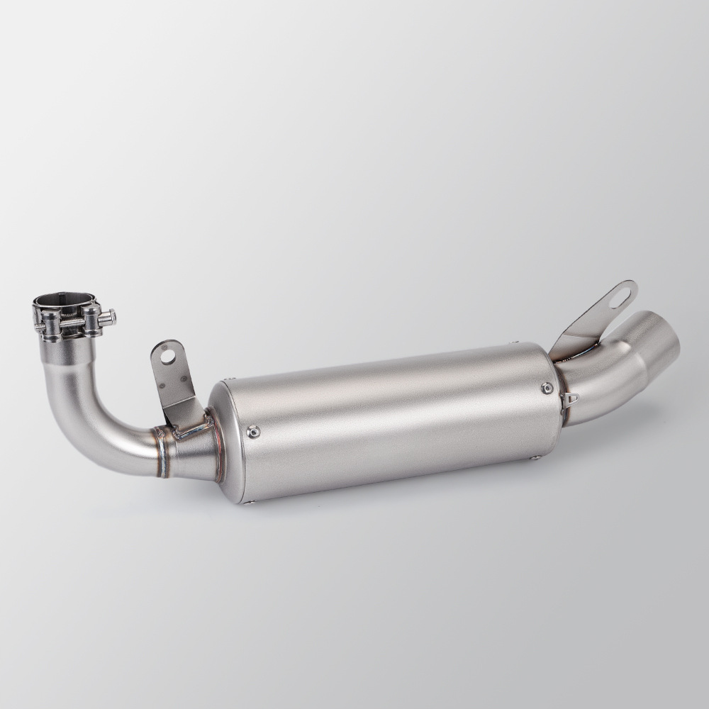 Applicable to GPR250 motorcycle exhaust pipe modification stainless steel integrated drum removal middle section 21-23 years special car straight up