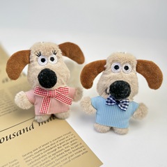 アニメのぬいぐるみの全身の番手犬のかわいいパイロットの子犬のストラップの服の補助材料の携帯電話の部品