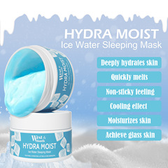 West & Month Revitalizing Sleep Mask - Hydrating, Moisturizing, Nourishing Cream Mask for Deep Pore Cleansing