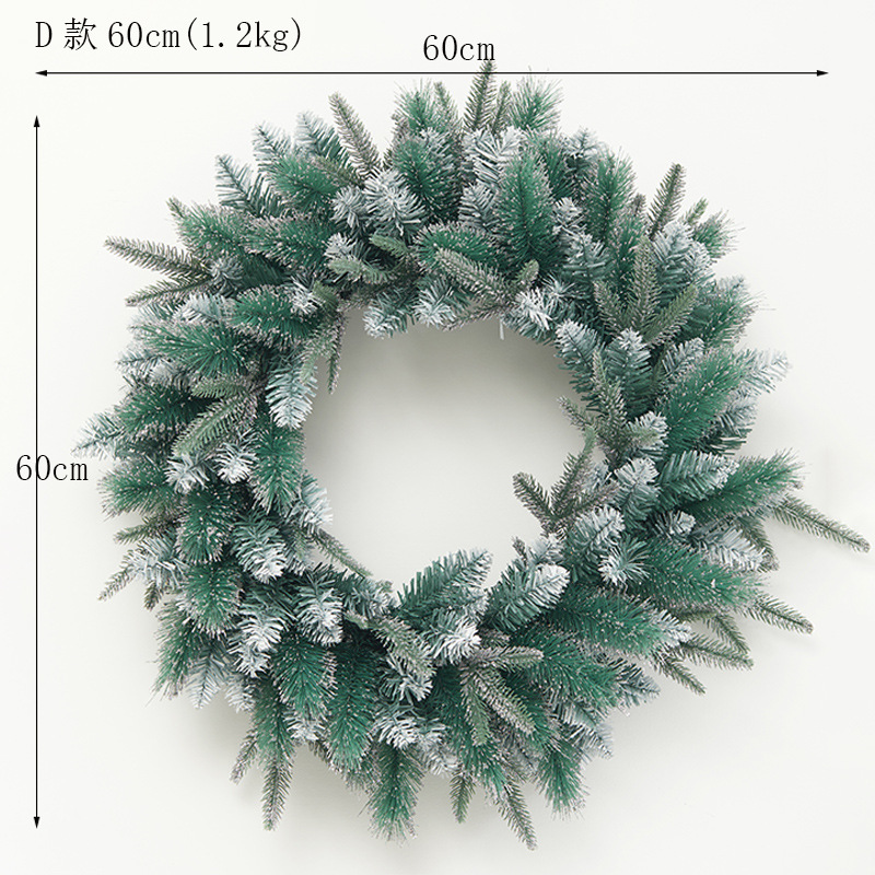 Nuevos colgantes de guirnaldas de Navidad colgantes de pared pe guirnaldas de hotel centro comercial escenario de decoración de Navidad props