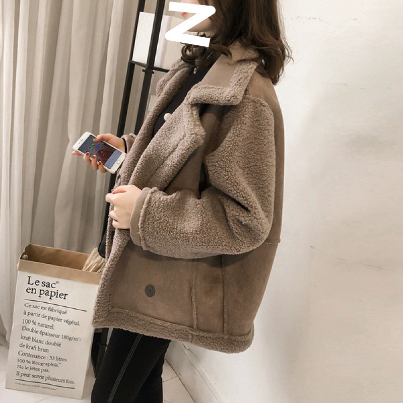 Короткая бархатная стеганая куртка с oversize, плюшевая подкладка, теплая зимняя куртка
